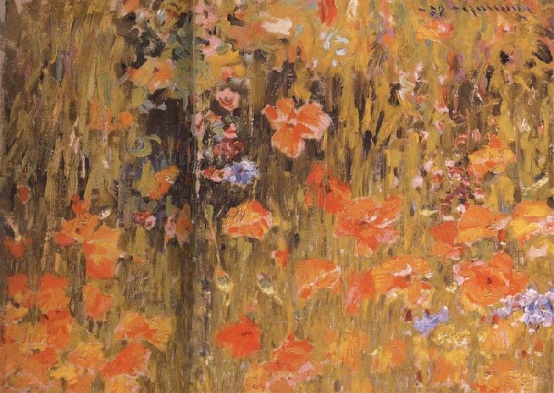 Robert William Vonnoh Poppies Spain oil painting art